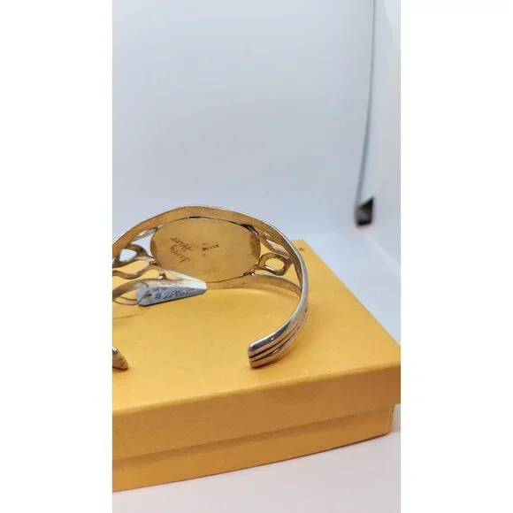 BraceletOval Peanut woodA+ Grade 40cm x 30 cm 925 Silver 42.2 gr Bracelet 20
